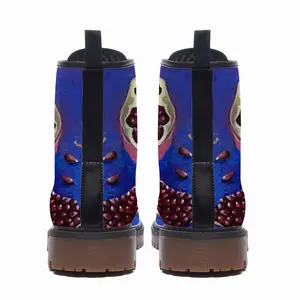 Men Pomegranates Part 1(Blue) Leather Work Boots