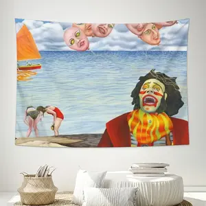 Fear Of Clowns Wall Tapestry (Multi-Size, Horizontal)