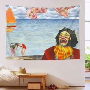 Fear Of Clowns Wall Tapestry (Multi-Size, Horizontal)