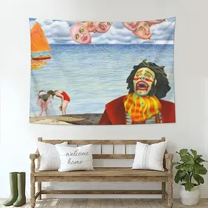 Fear Of Clowns Wall Tapestry (Multi-Size, Horizontal)