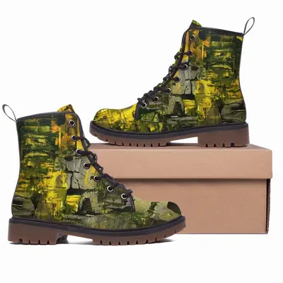 Men The Gold Of The Sun Leather Work Boots