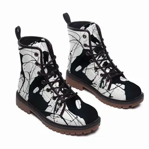 Men Rhea Royal Abstract Leather Work Boots