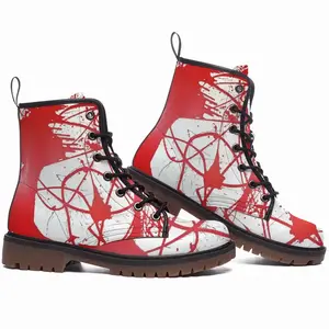 Men Hestia Royal Abstract Leather Work Boots