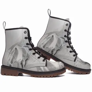 Men Gray Horse Iii Leather Work Boots