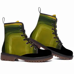 Men The Magic Window Leather Work Boots