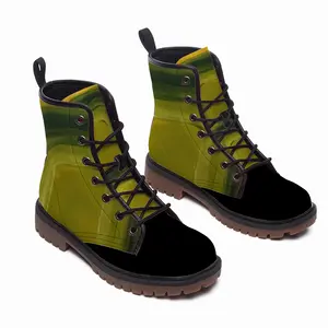 Men The Magic Window Leather Work Boots