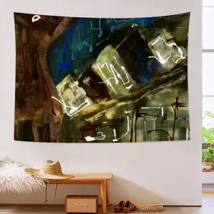 Aououou Wall Tapestry (Multi-Size, Horizontal)