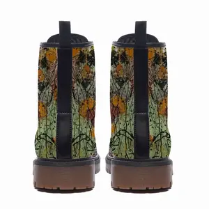 Men Two Trees In Love Leather Work Boots