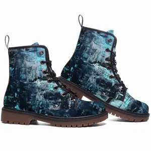 Men Deep Sea Leather Work Boots