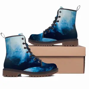 Men Mirada Azul Leather Work Boots