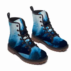 Men Mirada Azul Leather Work Boots