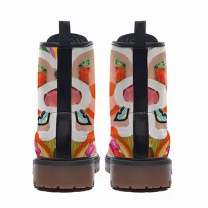 Men Cartoon Leather Work Boots