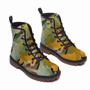 Men Desert Crossing Leather Work Boots