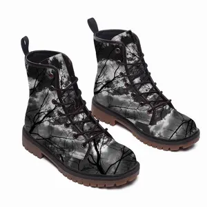 Men Bat Out Of Hell Leather Work Boots