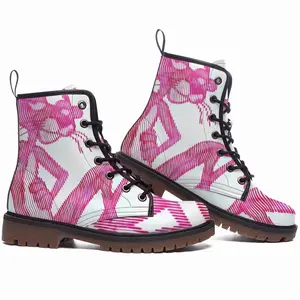 Men The Pink Panther Leather Work Boots