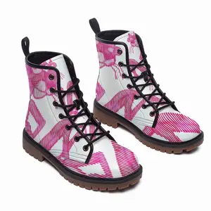 Men The Pink Panther Leather Work Boots