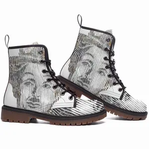 Men Charlie Chaplin Forever Leather Work Boots