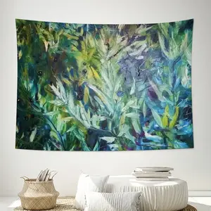 Olive Trees At Dusk Wall Tapestry (Multi-Size, Horizontal)