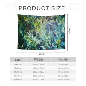 Olive Trees At Dusk Wall Tapestry (Multi-Size, Horizontal)