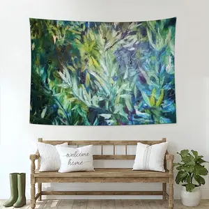 Olive Trees At Dusk Wall Tapestry (Multi-Size, Horizontal)