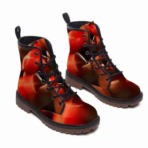 Men Pugilism Leather Work Boots