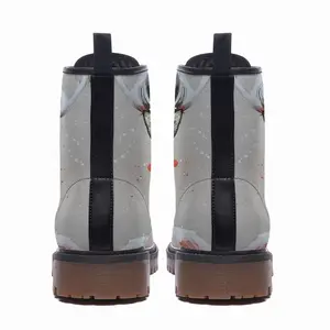 Men Deer Leather Work Boots