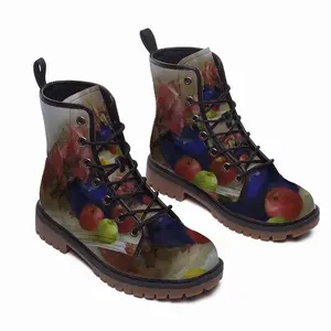 Men Autumn Apples Leather Work Boots