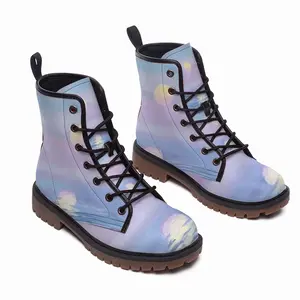 Men The Sea Moonlight Leather Work Boots