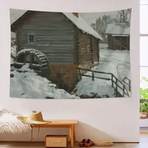 Old Mill Wall Tapestry (Multi-Size, Horizontal)