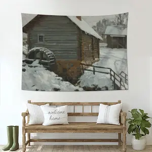 Old Mill Wall Tapestry (Multi-Size, Horizontal)