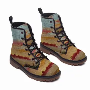 Men River Landscapes S Leather Work Boots