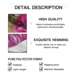 Smell Of Rose Wall Tapestry (Multi-Size, Horizontal)