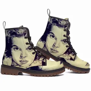 Men Judy Garland Leather Work Boots