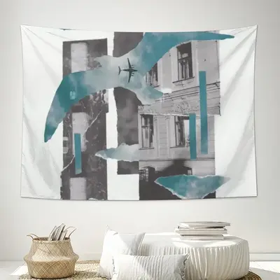 Vacation Wall Tapestry (Multi-Size, Horizontal)