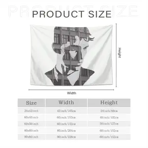 Man Wall Tapestry (Multi-Size, Horizontal)