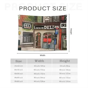 Landmark Deli New York City Wall Tapestry (Multi-Size, Horizontal)