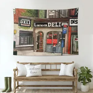 Landmark Deli New York City Wall Tapestry (Multi-Size, Horizontal)