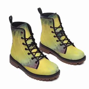 Men Light Tunnel Leather Work Boots