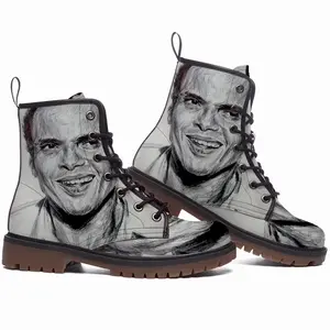 Men Harry Belafonte Leather Work Boots