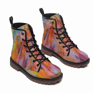 Men Luminous Freedom Leather Work Boots