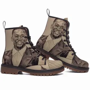 Men Kevin Hart Portrait Leather Work Boots