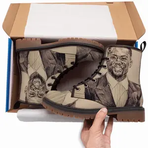 Men Kevin Hart Portrait Leather Work Boots