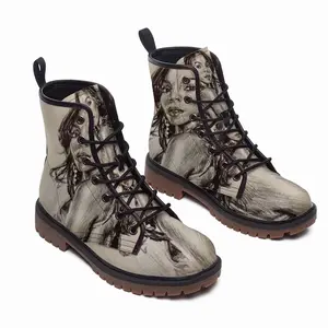 Men Ashanti Portrait Leather Work Boots