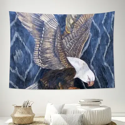 Eagle Scratch Wall Tapestry (Multi-Size, Horizontal)