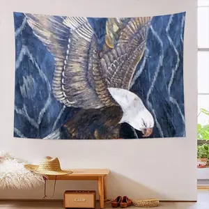 Eagle Scratch Wall Tapestry (Multi-Size, Horizontal)