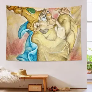 Ssssshhhh Wall Tapestry (Multi-Size, Horizontal)