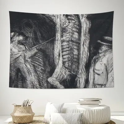 Smithfield Market Wall Tapestry (Multi-Size, Horizontal)