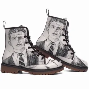 Men Andy Griffith Leather Work Boots