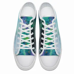 Men Floral Obsession Retro Canvas Shoes