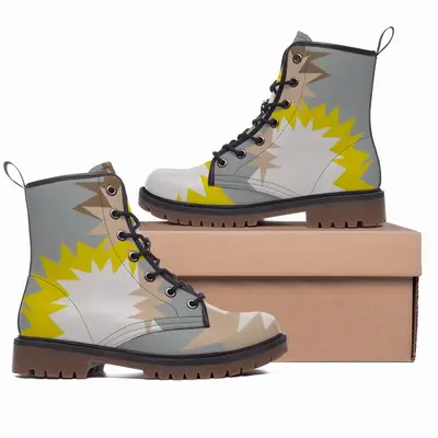 Men Yellow Jacket Leather Work Boots